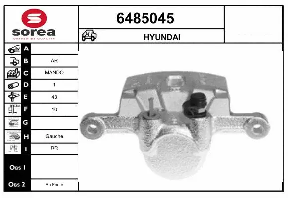 Brake Caliper (6485045)