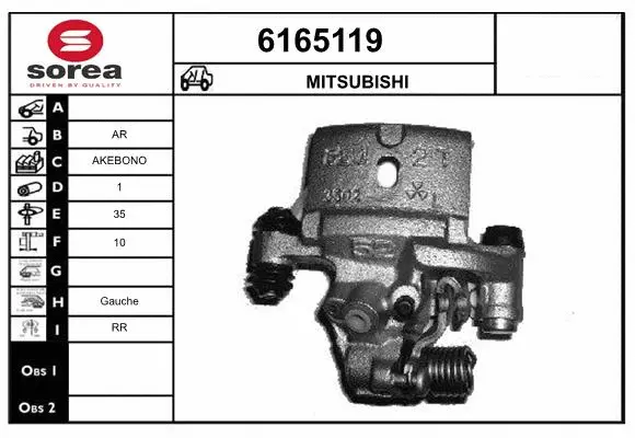 Brake Caliper (6165119)