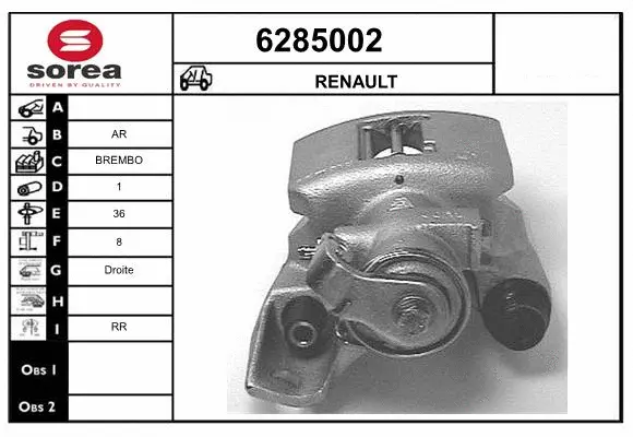 Brake Caliper (6285002)