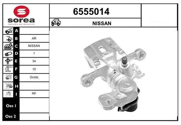 Brake Caliper (6555014)