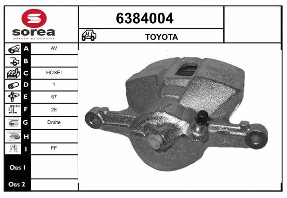 Brake Caliper (6384004)