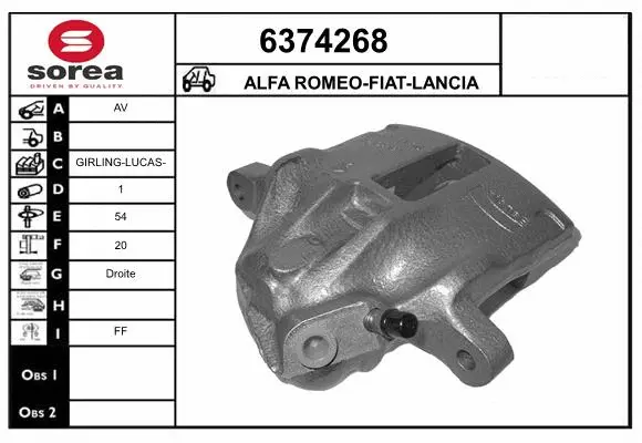 Brake Caliper (6374268)