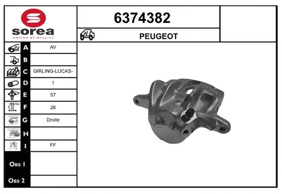 Brake Caliper (6374382)