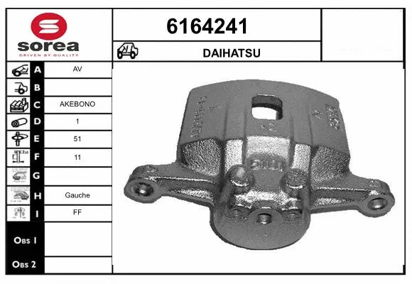 Brake Caliper (6164241)