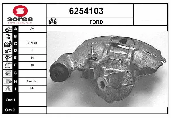 Brake Caliper (6254103)