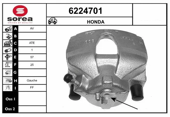 Brake Caliper (6224701)