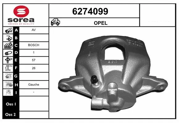Brake Caliper (6274099)