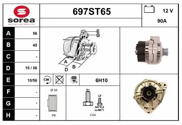 Alternator (697ST65)