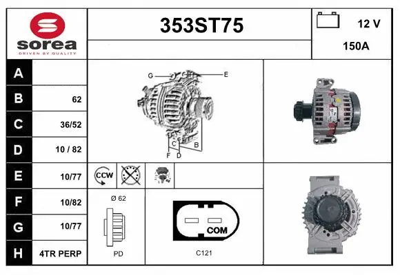 Alternator (353ST75)