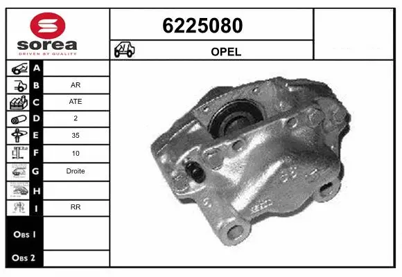 Brake Caliper (6225080)