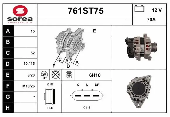 Alternator (761ST75)
