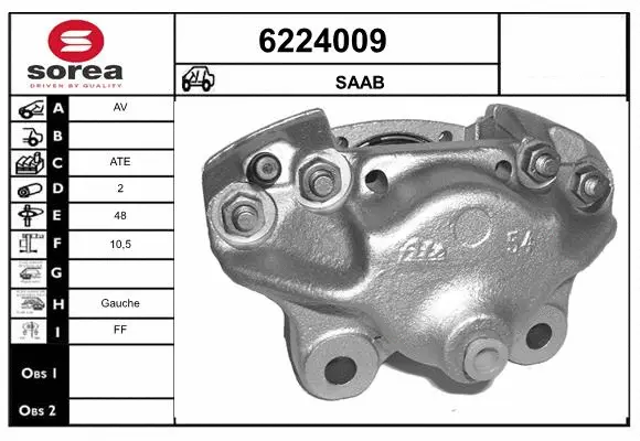 Brake Caliper (6224009)