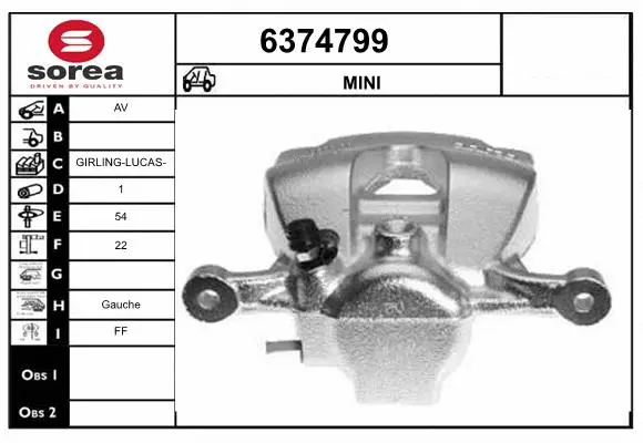 Brake Caliper (6374799)