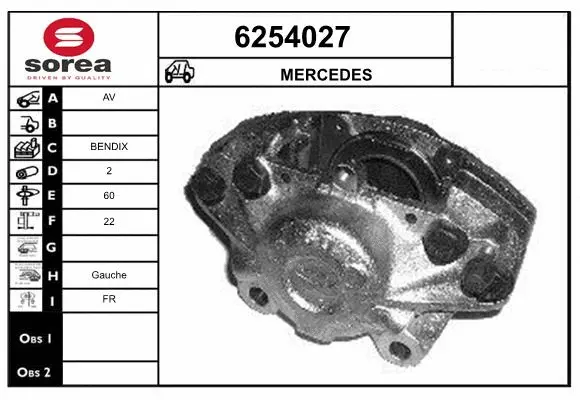 Brake Caliper (6254027)