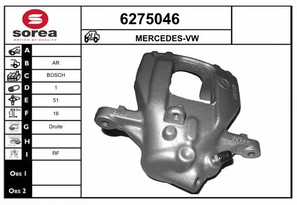 Brake Caliper (6275046)