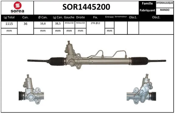 Steering Gear (SOR1445200)