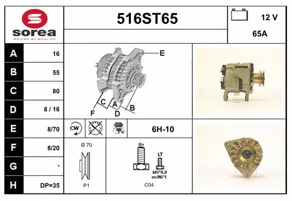 Alternator (516ST65)