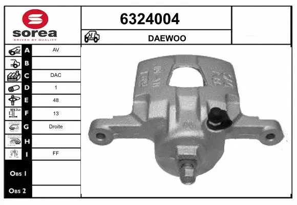Brake Caliper (6324004)