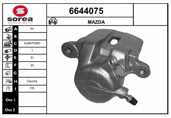 Brake Caliper (6644075)