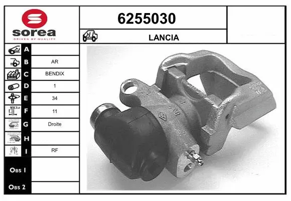 Brake Caliper (6255030)