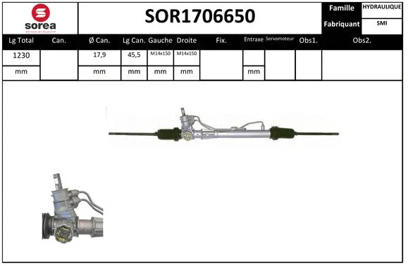 Steering Gear (SOR1706650)