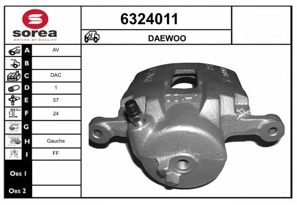 Brake Caliper (6324011)