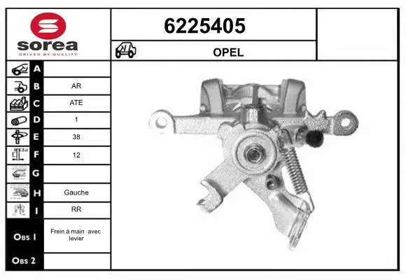 Brake Caliper (6225405)