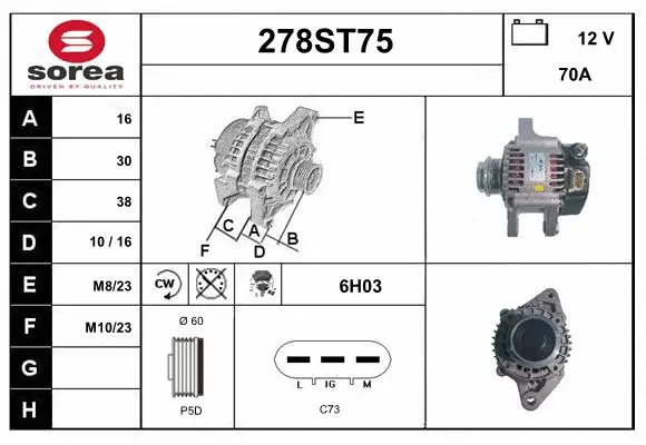 Alternator (278ST75)