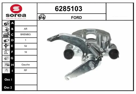Brake Caliper (6285103)