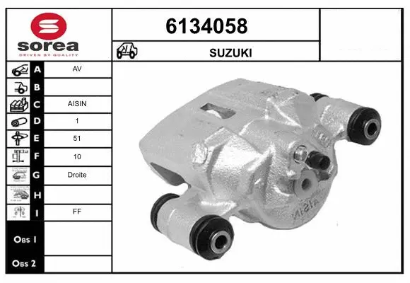 Brake Caliper (6134058)