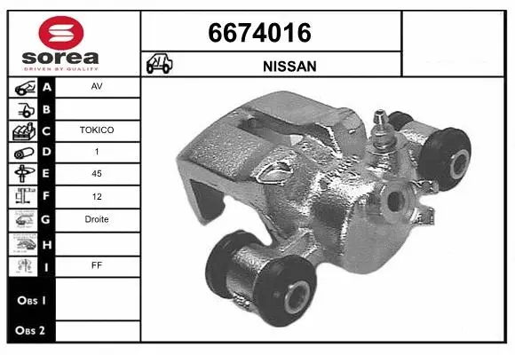 Brake Caliper (6674016)