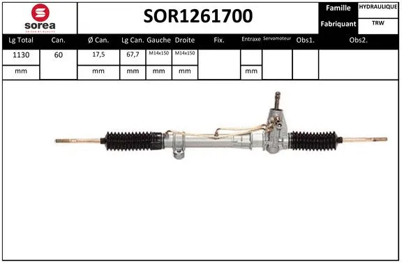 Steering Gear (SOR1261700)