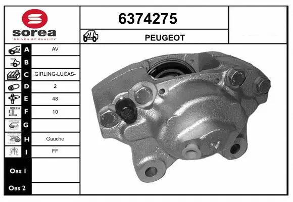Brake Caliper (6374275)