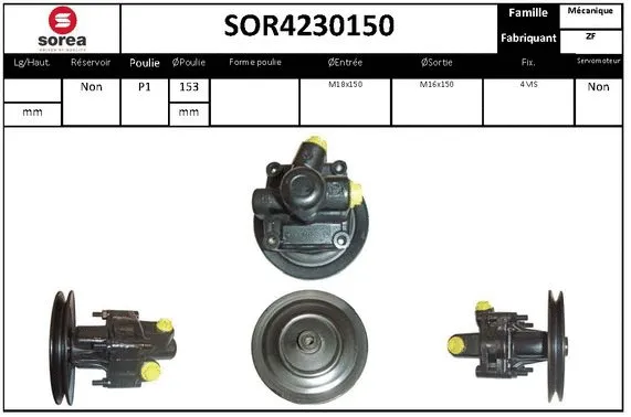 Hydraulic Pump, steering (SOR4230150)