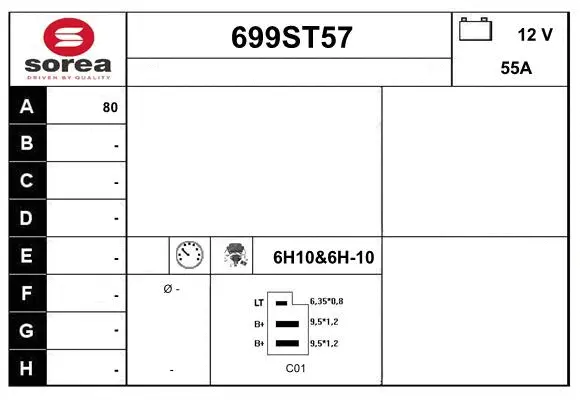 Alternator (699ST57)