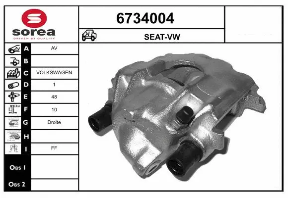 Brake Caliper (6734004)