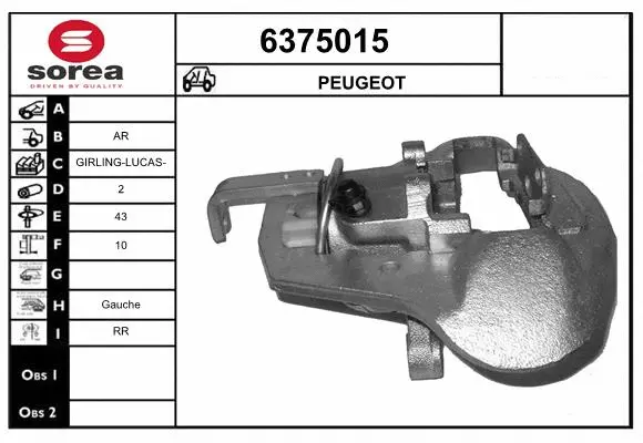 Brake Caliper (6375015)