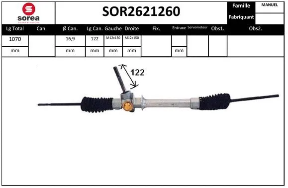 Steering Gear (SOR2621260)