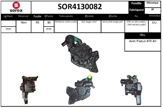 Hydraulic Pump, steering (SOR4130082)