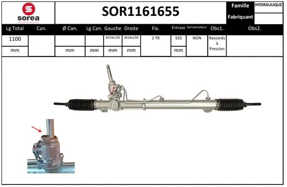 Steering Gear (SOR1161655)