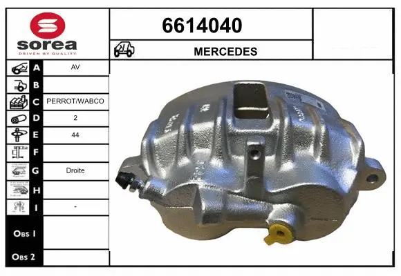 Brake Caliper (6614040)