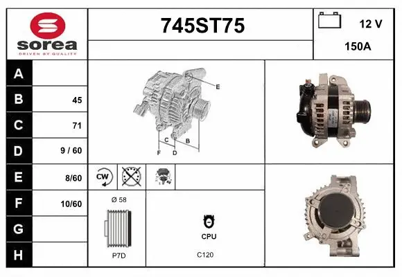 Alternator (745ST75)