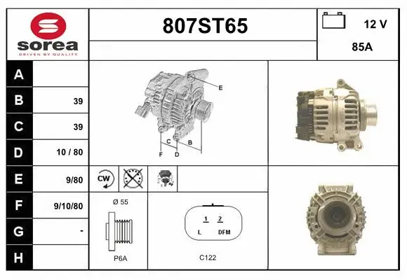 Alternator (807ST65)