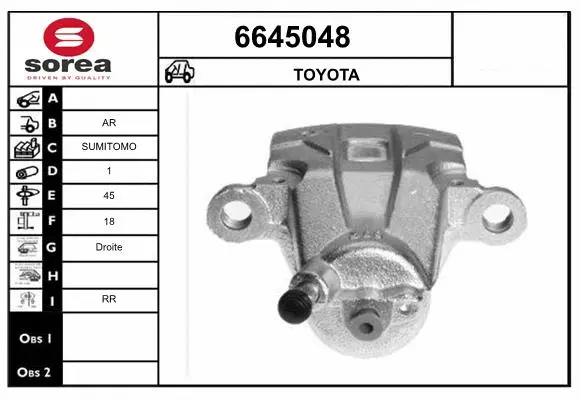 Brake Caliper (6645048)