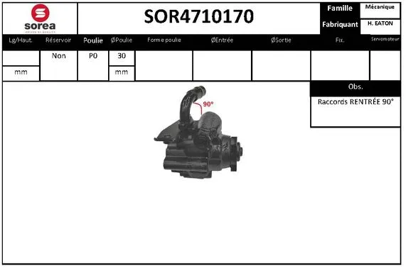 Hydraulic Pump, steering (SOR4710170)