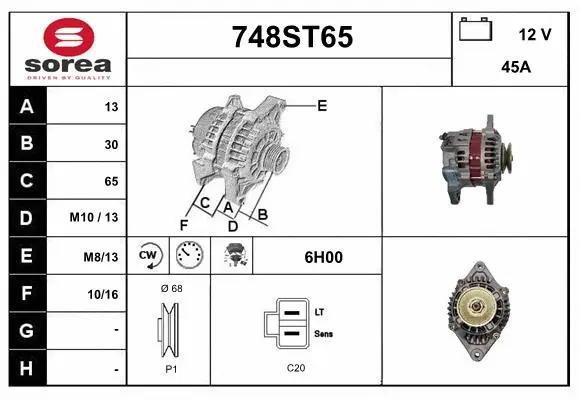 Alternator (748ST65)