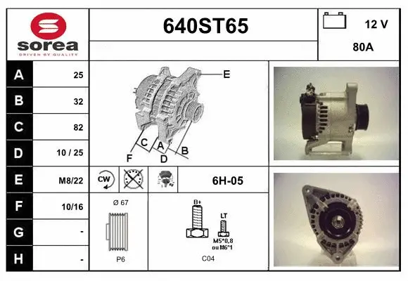 Alternator (640ST65)