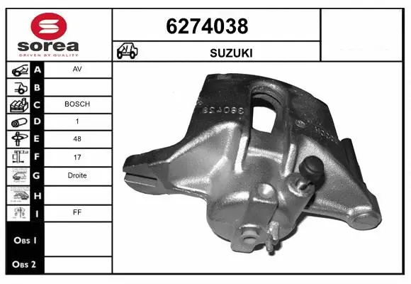 Brake Caliper (6274038)
