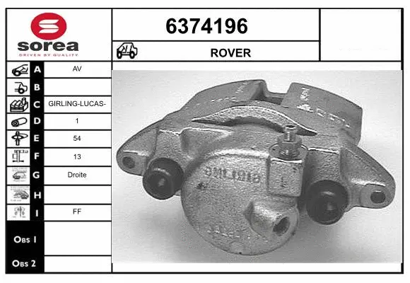 Brake Caliper (6374196)