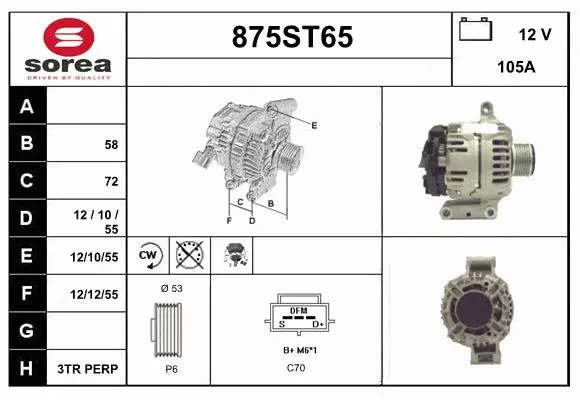 Alternator (875ST65)